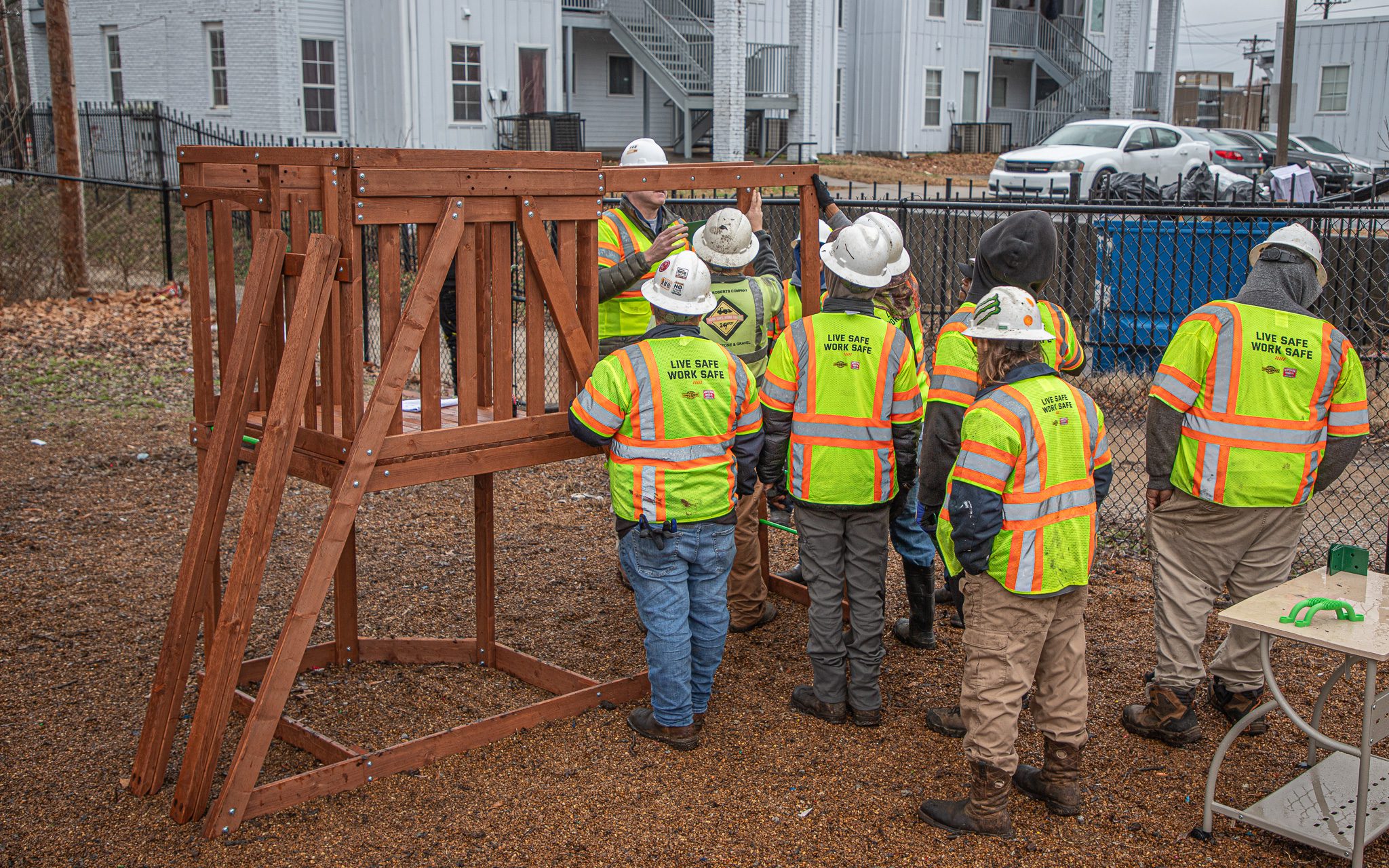 Lehman-Roberts/Memphis Stone & Gravel participate in annual MLK Day of Service.