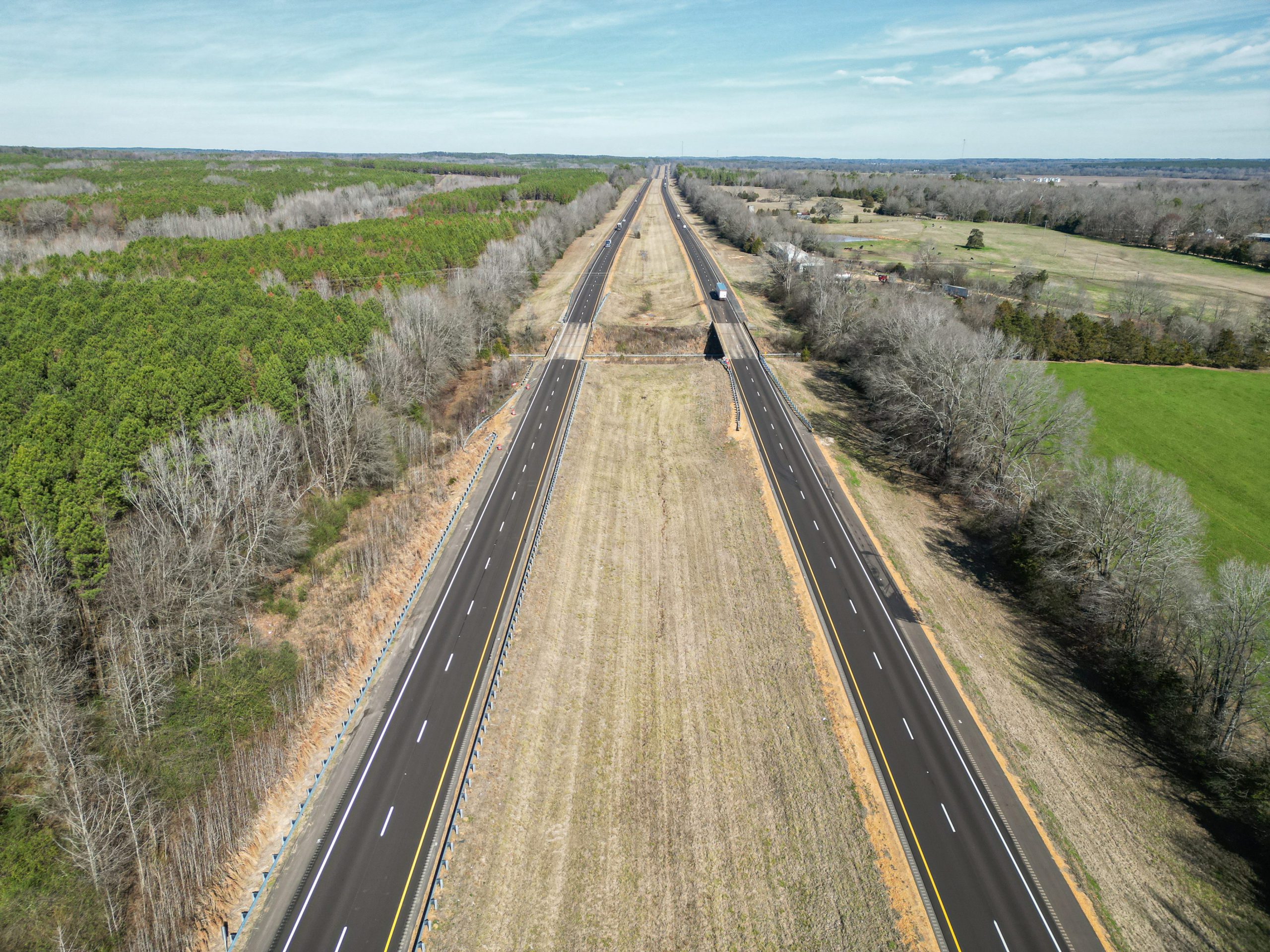Award-winning Interstate 55 project in Carroll County, MS